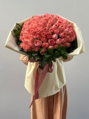 Buque de 100 rosas buque gigante scaled