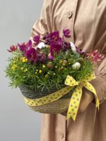 Páscoa em Flor - Arranjo Mini Orquideas