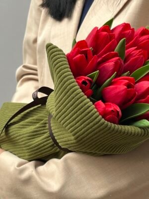 Buque de Tulipas vermelhas