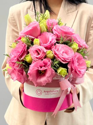 Box Rosa lisianthus scaled