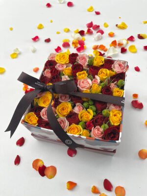 Box de mini rosas Porto Alegre scaled