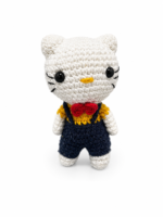 Hello Kitty - Boneca de Crochê - Imagem 2