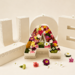 alphabet flower