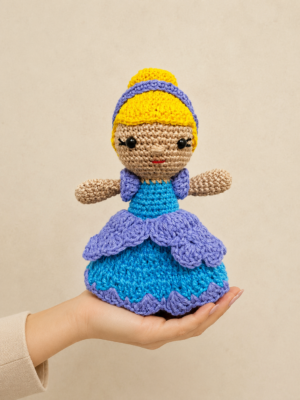 amigurimi princesa cinderela