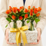 arranjo de mini rosas