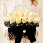 bag de rosas brancas