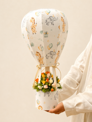 balão florido