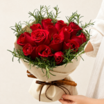 buqê de rosas vermelhas