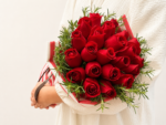 buquê de 18 rosas vermelhas