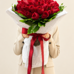 buquê de 50 rosas vermelhas