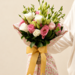 buquê de lisianthus