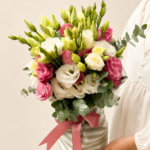 buquê de lisianthus