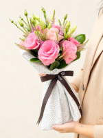 buquê de lizianthus