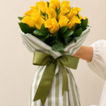 buquê de rosas amarelas