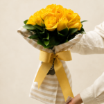buquê de rosas amarelas