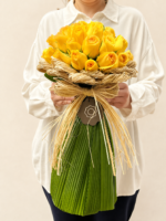 buquê de rosas amarelas