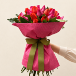 buquê de rosas cor de ros