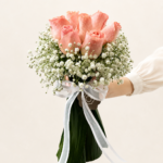 buquê de rosas cor de rosa