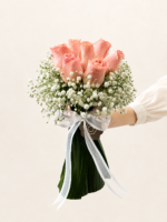 buquê de rosas cor de rosa