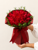 buquê de rosas vermelhas