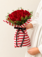 buquê de rosas vermelhas