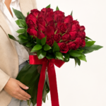buquê de rosas vermelhas