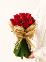 buquê de rosas vermelhas