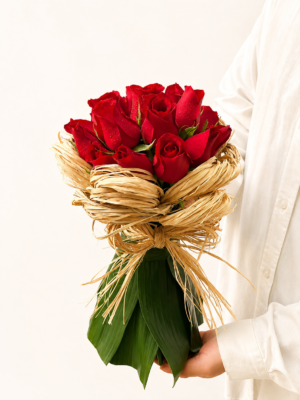 buquê de rosas vermelhas