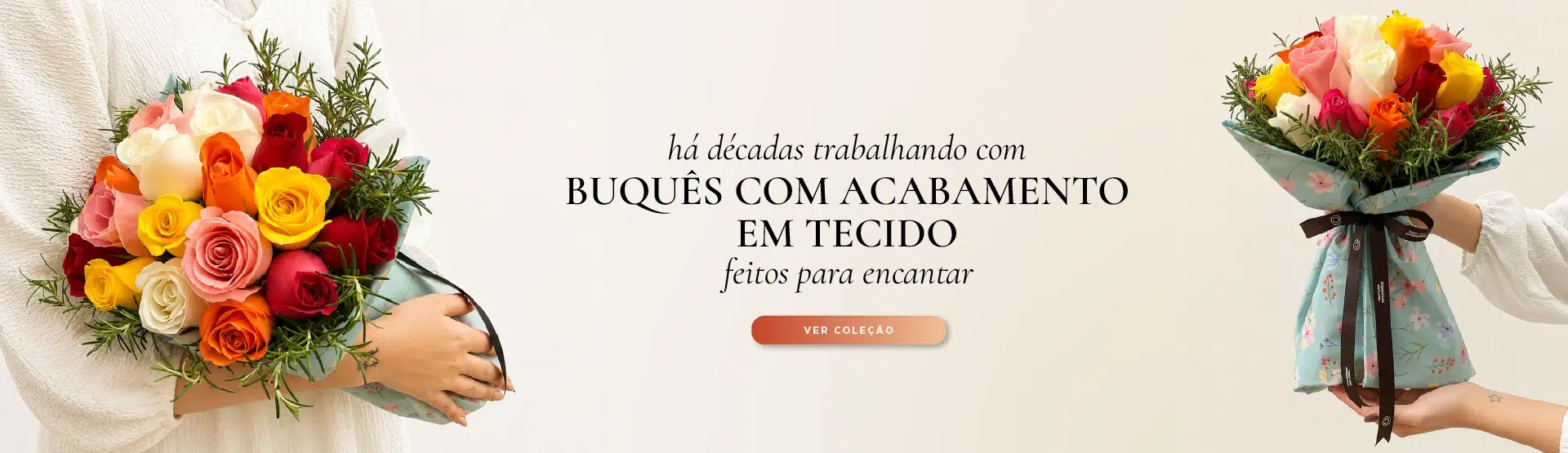 Banner Buquê Tecido