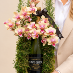 arranjo floral com espumante cave geisse (1)