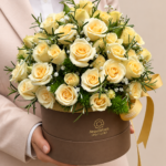 box flower de mini rosas