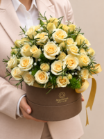 box flower de mini rosas