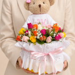 ursinho floral “it’s a girl”